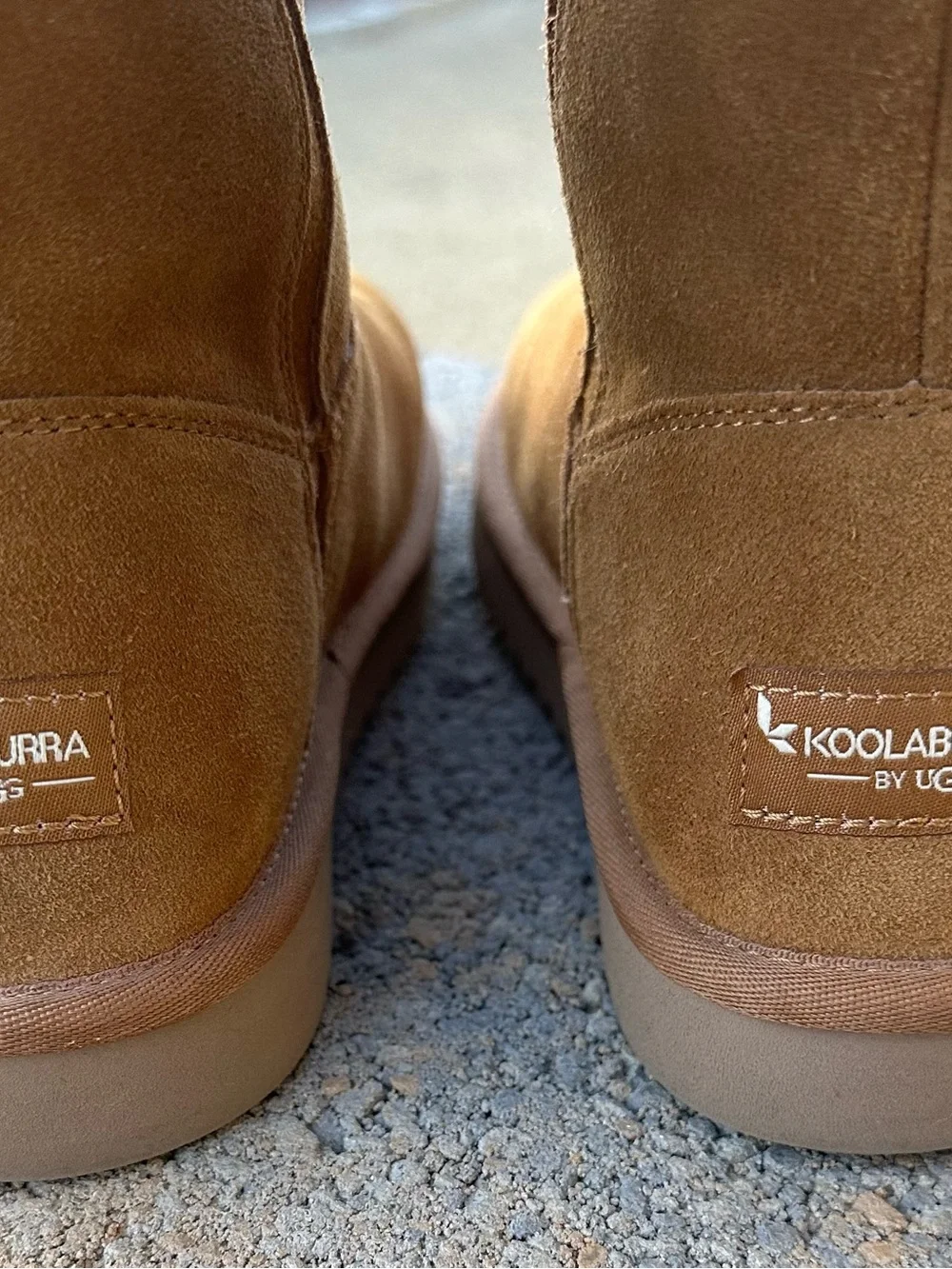 Koolaburra by UGG Aribel Tall boots in chestnut suede with a plush faux-fur